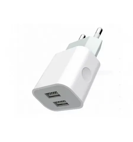 incarcator Xpower Charger + Micro Cable, 2USB, 2.4A, Alb