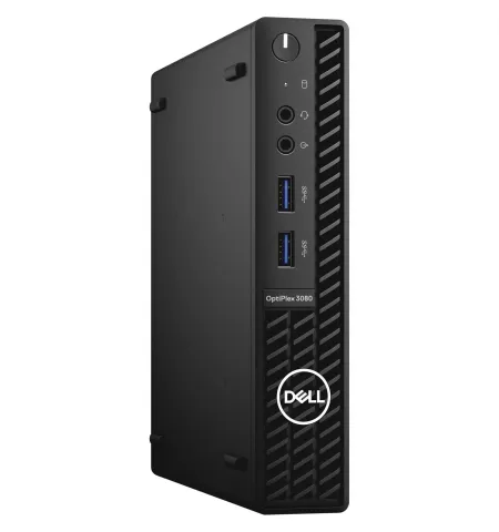 Sistem Desktop PC DELL OptiPlex 3080, Tiny, Intel Core i3-10105T, 8GB/256GB, Intel UHD Graphics 630, Linux Ubuntu