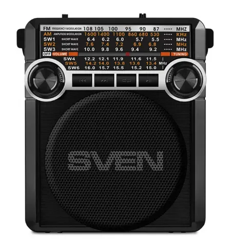 Radio portabil SVEN SRP-355, Negru