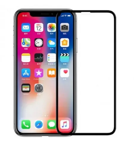 Защитное стекло Nillkin  iPhone XS/X 3D CP + Max, Чёрный