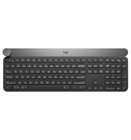 Tastatura Logitech Craft, Fara fir, Negru