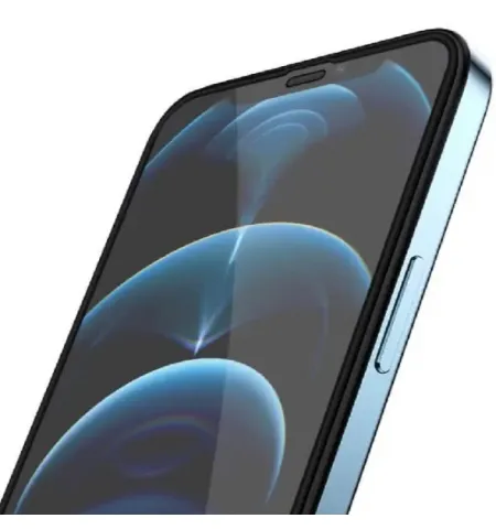 Защитное стекло Nillkin iPhone 12 Pro Max PC Full - Tempered Glass, Чёрный