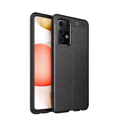 Husa Xcover Galaxy A72 - Leather, Negru