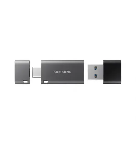 Memorie USB Samsung DUO Plus, 64GB, Negru/Gri