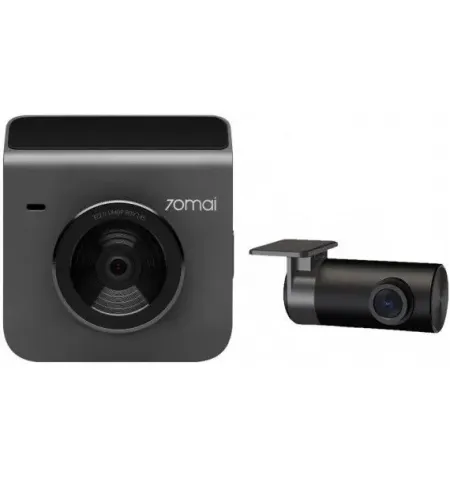 Set DashCam fata si spate 70mai Dash Cam A400, 2560x1440, Gri