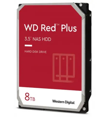 Unitate HDD Western Digital WD Red Plus, 3.5",  8 TB