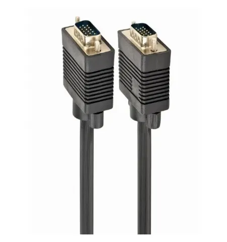 Видео кабель Cablexpert CC-PPVGA-10M-B, VGA D-Sub (M) - VGA D-Sub (M), 10м, Чёрный
