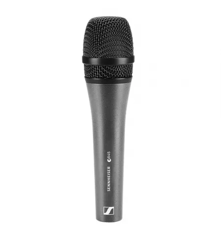Караоке микрофон Sennheiser E 845-S, Проводной аналоговый, Серый