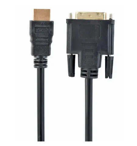 Видео кабель Cablexpert CC-HDMI-DVI-15, HDMI (M) - DVI-I (M), 4,5м, Чёрный