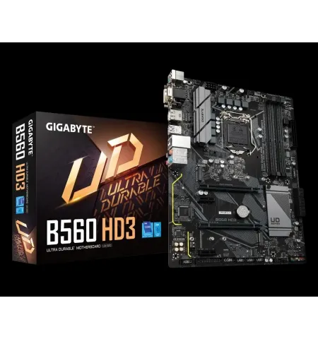 Материнская плата Gigabyte B560 HD3, LGA1200, Intel B560, ATX