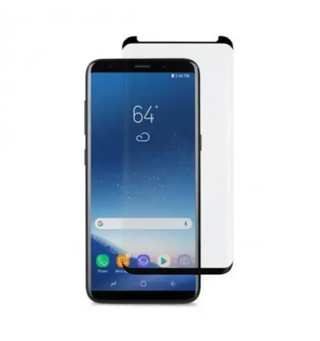 Защитное стекло QUMO IonGlass - Galaxy S9+, Чёрный