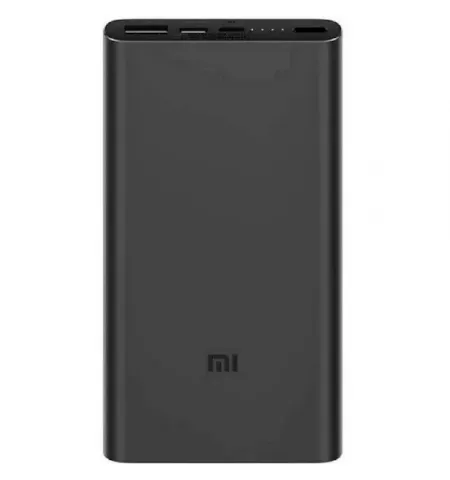 Портативное зарядное устройство Xiaomi Power Bank 3, 10000мА·ч, Чёрный