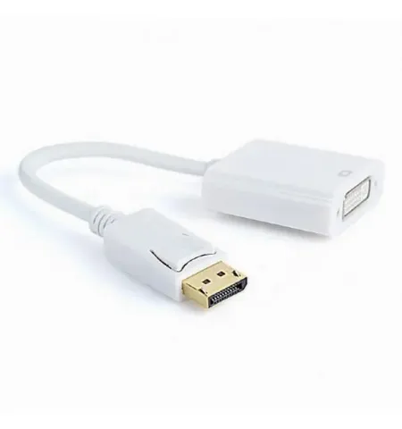 Adaptor Video Cablexpert A-DPM-DVIF-002-W, DisplayPort (M) - , 0,10m, Alb