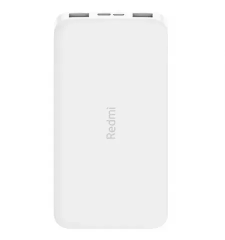 Портативное зарядное устройство Xiaomi Power Bank Redmi, 10000мА·ч, Белый