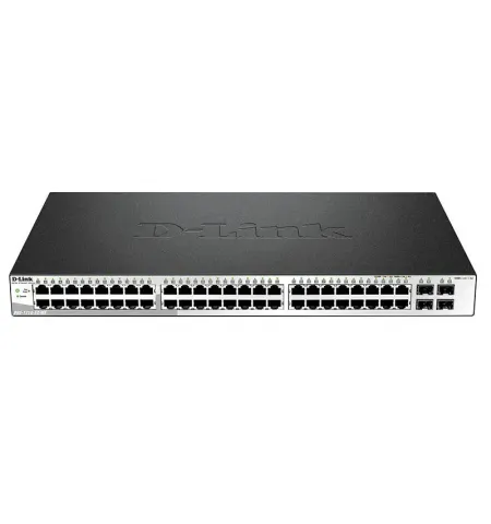 Switch de retea D-Link DGS-1210-52/ME, 48x 10/100/1000 Mbps, 4x SFP