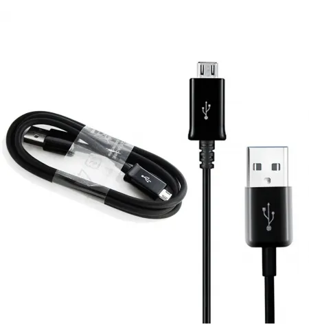 Кабель для зарядки и синхронизации Samsung Micro-USB Charging-Data Cable, USB Type-A/micro-USB, 1,5м, Чёрный