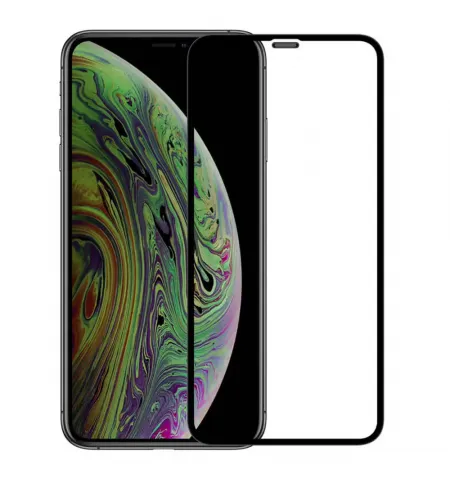 Sticla de protectie Nillkin iPhone XR/11 3D CP + Max - Tempered Glass, Negru