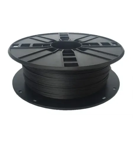 Filament pentru imprimanta 3D Gembird 3DP-PLA1.75-02-CARBON, PLA, Negru Carbon, 1.75 mm, 0,8kg