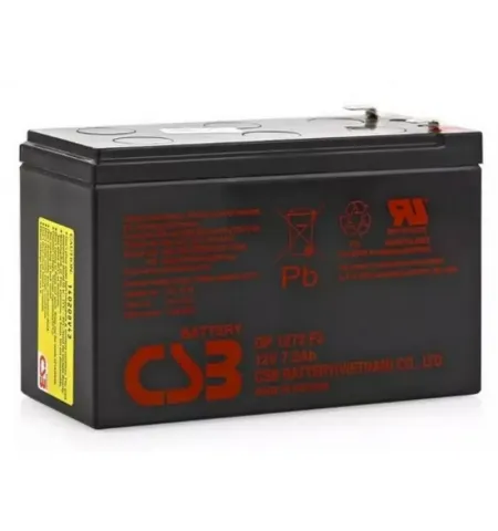 Аккумулятор для резервного питания CSB GP-1272F2, 12В 7,2