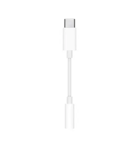 Adaptor USB Apple USB-C to 3.5mm Headphone Jack Adapter, USB Type-C/3.5 mm, 0,1m, Alb