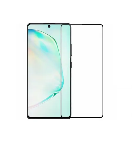 Защитное стекло Nillkin Galaxy S10 Lite/A91 - Tempered Glass CP+ pro, Чёрный