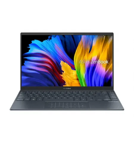 Ноутбук 14" ASUS Zenbook 14 UM425UA, Pine Grey, AMD Ryzen 5 5500U, 16ГБ/512Гб, Без ОС