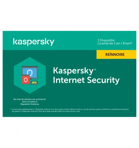 Kaspersky Internet Security Card 1 Dev 1 Year Renewal