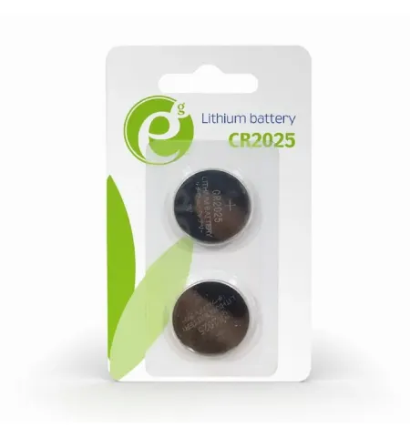Дисковые батарейки Energenie EG-BA-CR2025-01, CR2025, 2 шт.