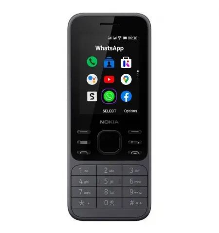 Telefon mobil Nokia 6300 4G, Carbune deschis