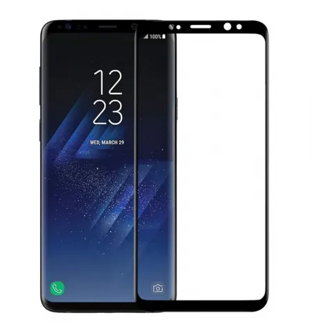 Защитное стекло Nillkin Galaxy S9+ - 3D CP+Max - Tempered Glass, Чёрный