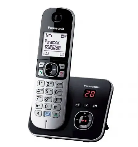 Telefon DECT Panasonic KX-TG6821, Negru