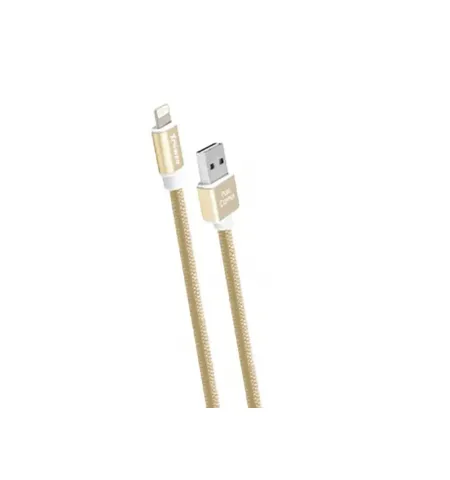 Cablu incarcare si sincronizare Xpower Lightning Cable, Metal, USB Type-A/micro-USB, 1m, Auriu