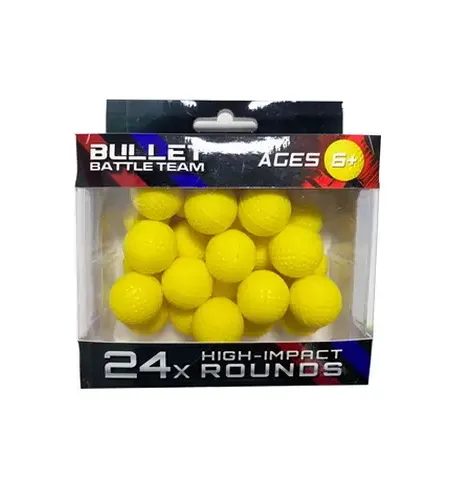 822, Gemsum PU Round Bullets, 24pcs