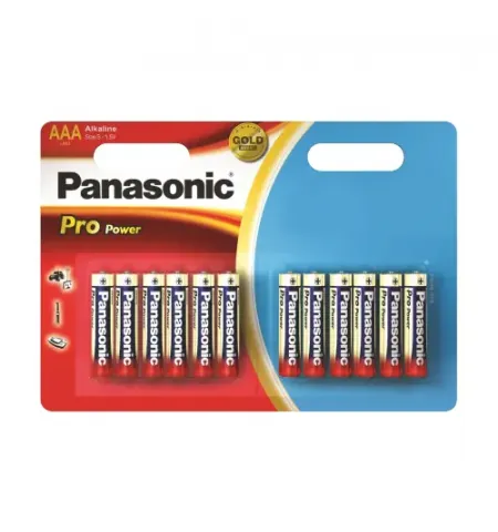 Батарейки Panasonic LR03XEG, AAA, 12шт.