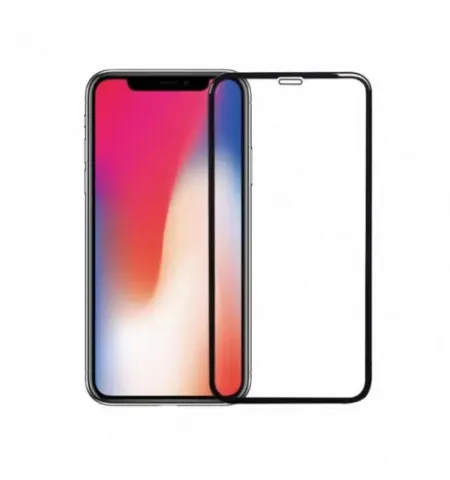 Sticla de protectie Cellularline Impact Glass Capsule - iPhone XS Max/11 Pro Max, Negru