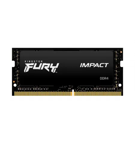 Оперативная память Kingston FURY Impact, DDR4 SDRAM, 3200 МГц, 16Гб, KF432S20IB1/16