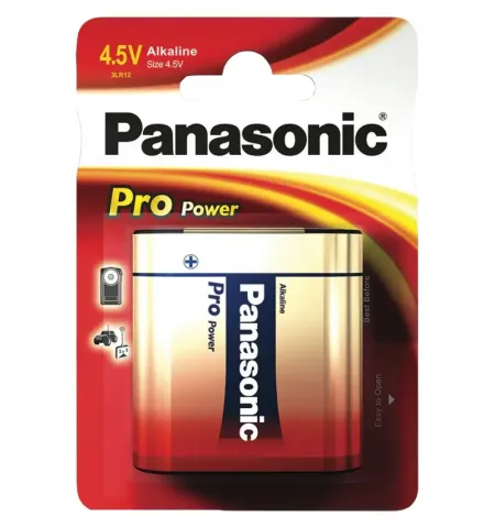 Прямоугольная батарея Panasonic 3LR12XEG, 3LR12, 1шт.