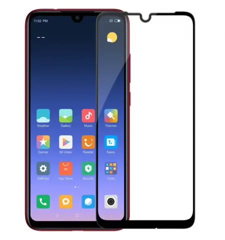 Защитное стекло Nillkin RedMi Note 7 - Tempered Glass CP+ pro, Чёрный