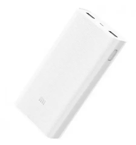 Acumulator extern Xiaomi Power Bank 2C, 20000mAh, Alb