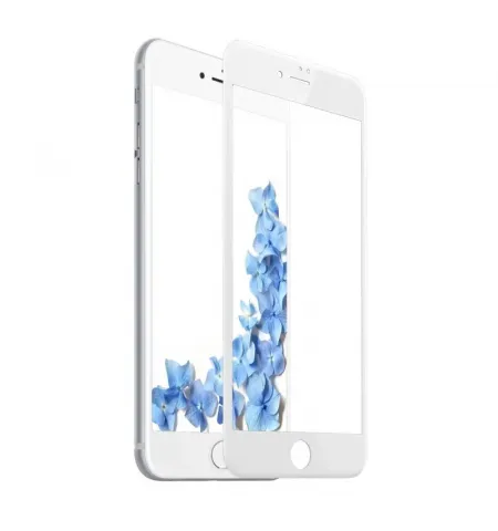 Защитное стекло Xcover iPhone 6/7/8 3D Zero Frame, Белый