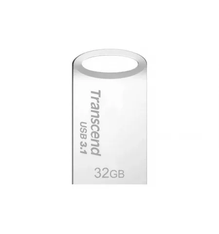 USB Flash накопитель Transcend JetFlash 710, 32Гб, Серебристый