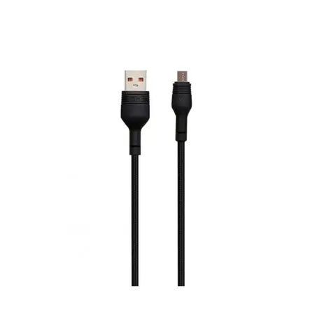 Кабель для зарядки и синхронизации XO NB55, USB Type-A/micro-USB, 1м, Чёрный