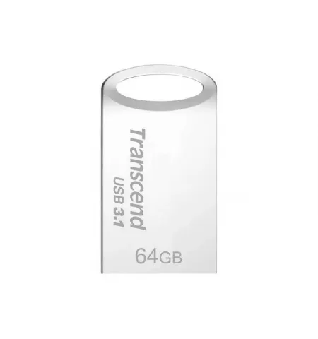 USB Flash накопитель Transcend JetFlash 710, 64Гб, Серебристый