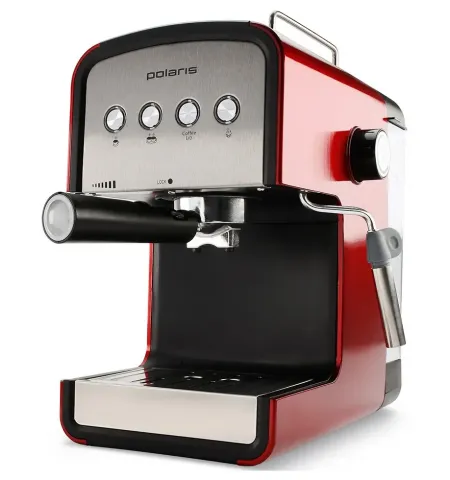 Кофеварка Эспрессо Polaris PCM1516E, 850Вт, Красный