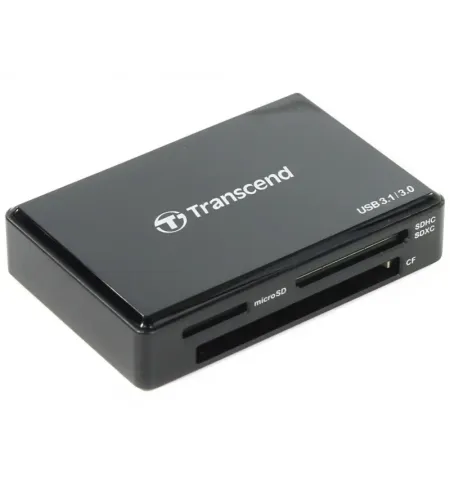 Cititor de carduri Transcend TS-RDC8, USB Type-C, Negru