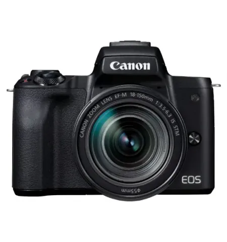 Беззеркальный фотоаппарат Canon EOS M50 + EF-M 18-150 IS, Чёрный