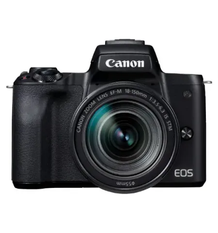 Aparat Foto Mirrorless Canon EOS M50 + EF-M 18-150 IS, Negru