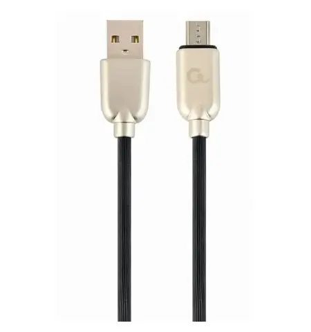 Кабель для зарядки и синхронизации Cablexpert CC-USB2R-AMmBM-1M, USB Type-A/micro-USB, 1м, Чёрный