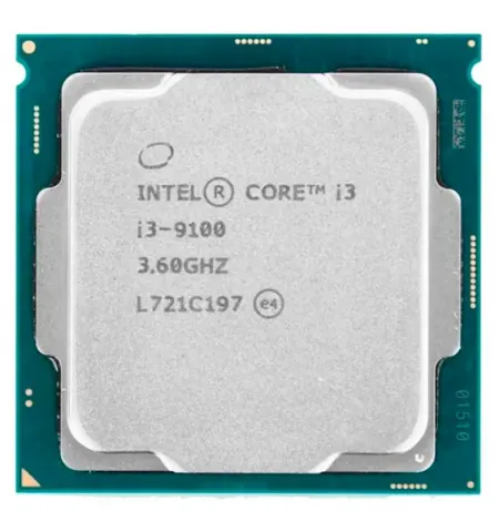 Процессор Intel Core i3-9100, Intel UHD Graphics 630, Кулер | Tray