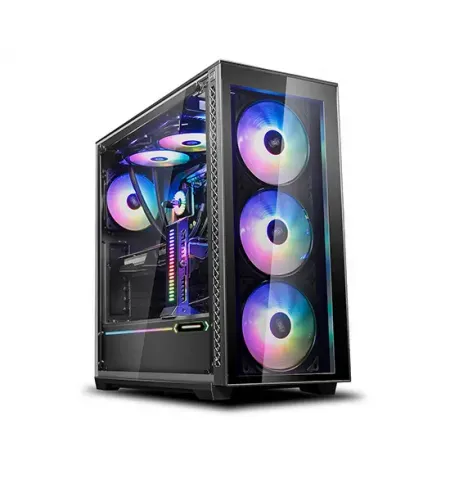 Carcasa PC Deepcool MATREXX 70 ADD-RGB 3F, Midi-Tower, ATX, Negru